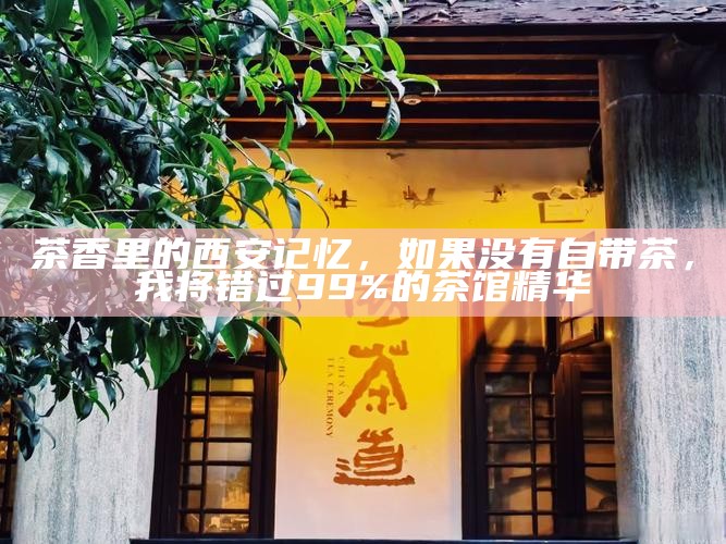 茶香里的西安记忆，如果没有自带茶，我将错过99%的茶馆精华